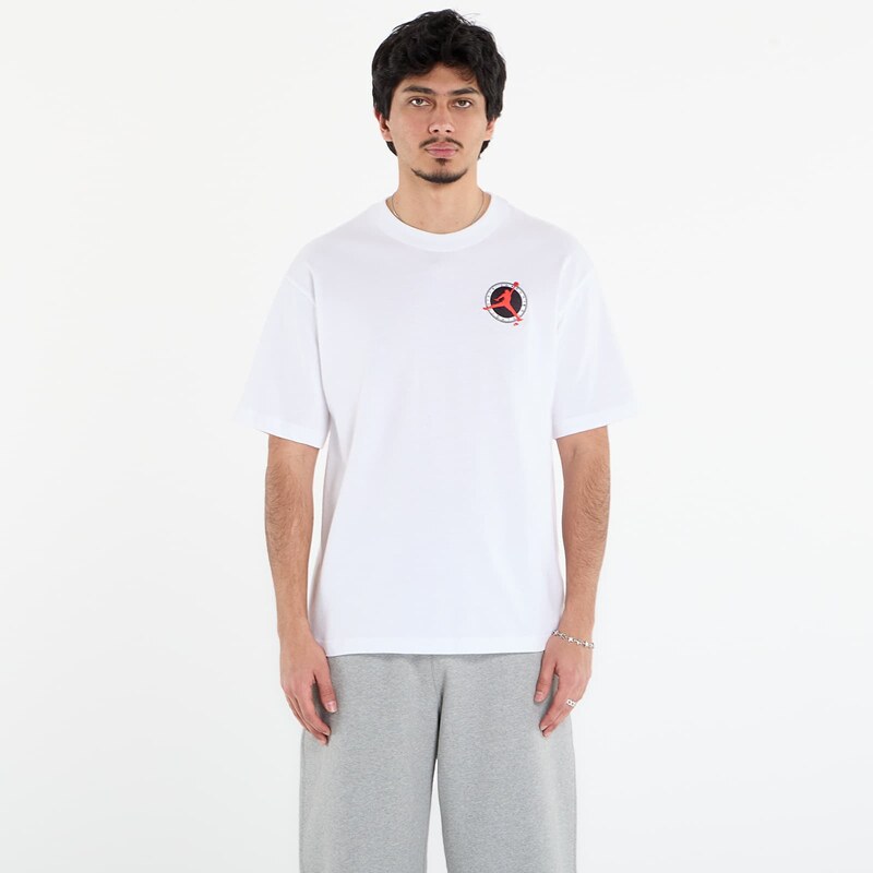 Tričko Jordan Flight Club Mens T-Shirt White M
