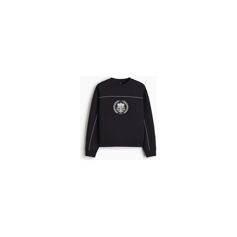H&M - Mikina Loose Fit - Tmavomodrá