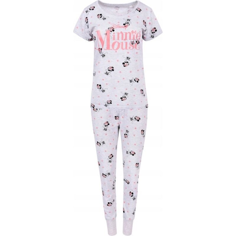 E plus M Dámské pyžamo Minnie Mouse - melírované 65458883
