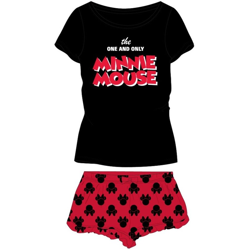 E plus M Dámské krátké pyžamo The one and only Minnie Mouse 76995356