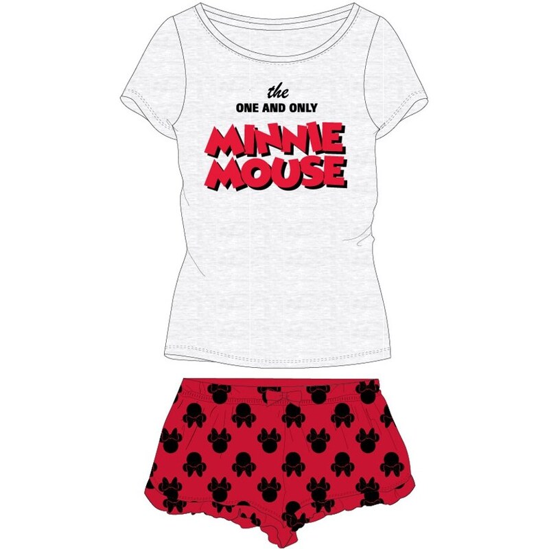 E plus M Dámské krátké pyžamo The one and only Minnie Mouse 76995355