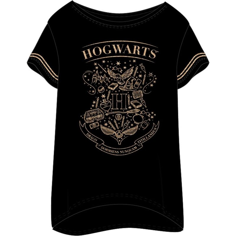 E plus M Dámské triko na spaní Harry Potter - Hogwarts 80815779