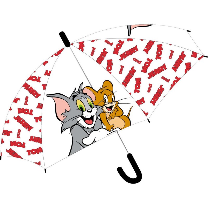 E plus M Dětský vystřelovací transparentní deštník Tom a Jerry
