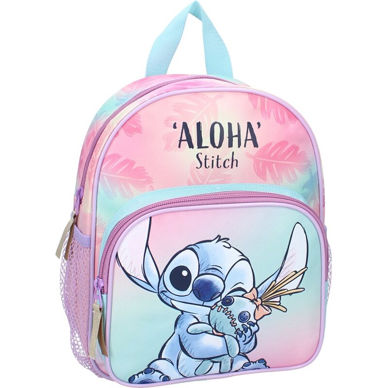 Vadobag Dětský batoh s přední kapsou Lilo & Stitch - Wild Energy
