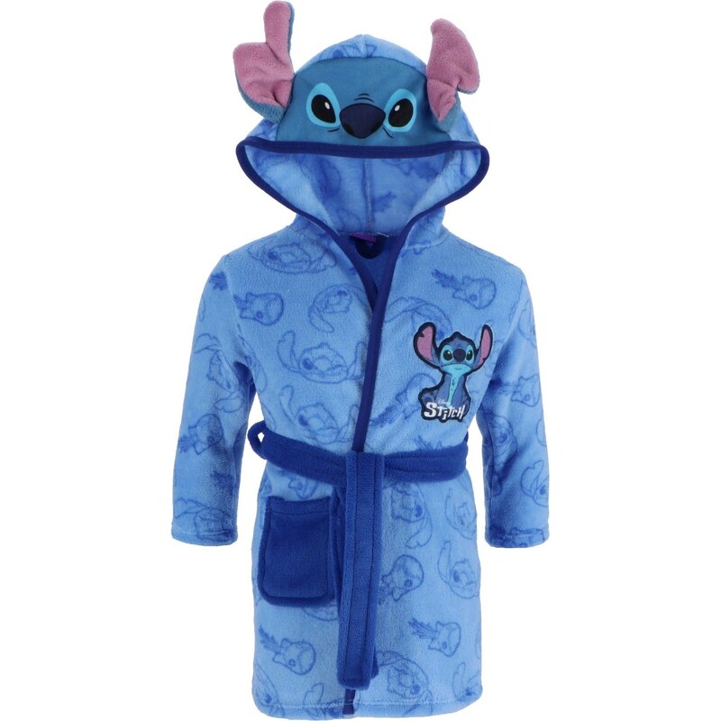 DIFUZED Chlapecký coral fleece župan s kapucí Lilo & Stitch