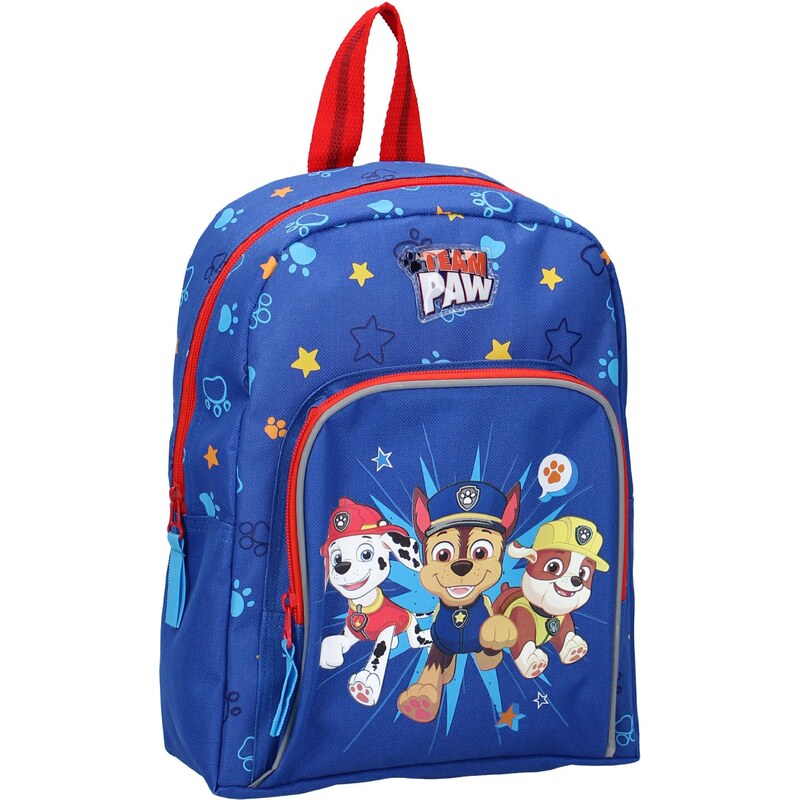 Vadobag Dětský batoh s přední kapsou Tlapková patrola