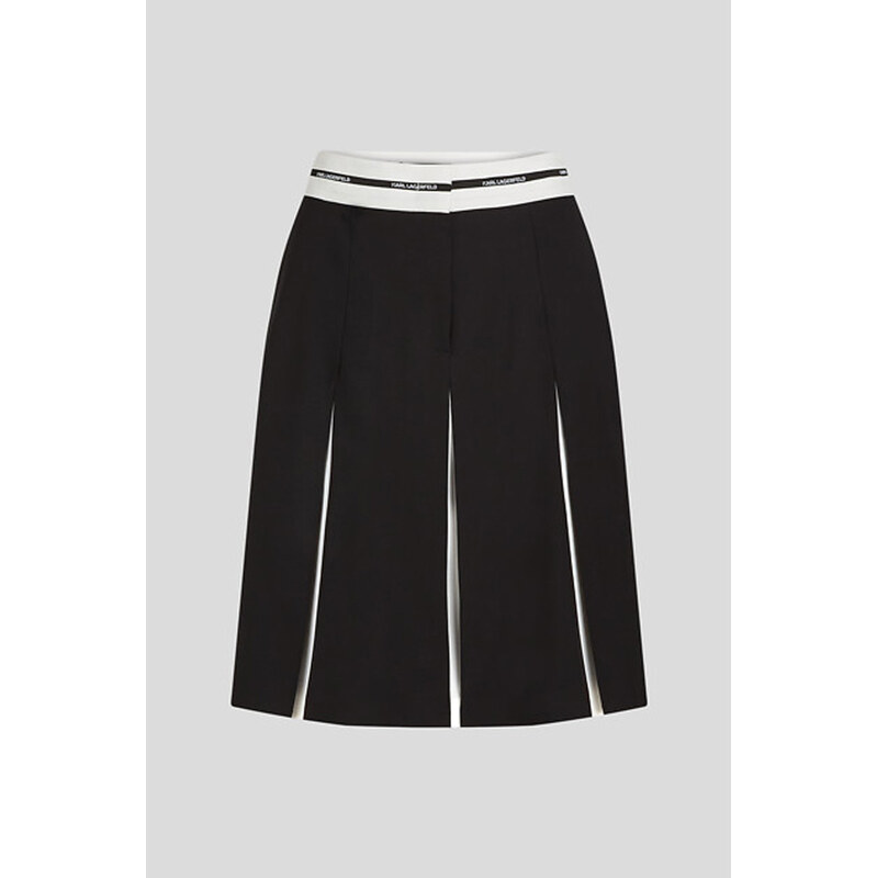 SUKNĚ KARL LAGERFELD BW TAILORED PLEATED SKIRT