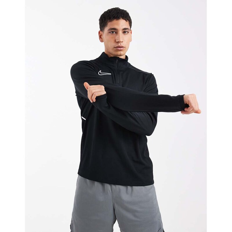 Nike Football Academy 25 Dri-FIT half zip long sleeve top in