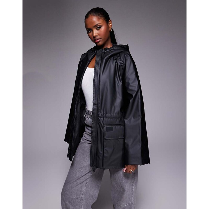 Barbour International jourdaine showerproof jacket in black 112662707