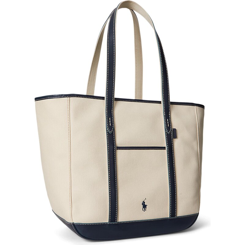 Polo Ralph Lauren Nákupní taška režná / námořnická modř 106765012