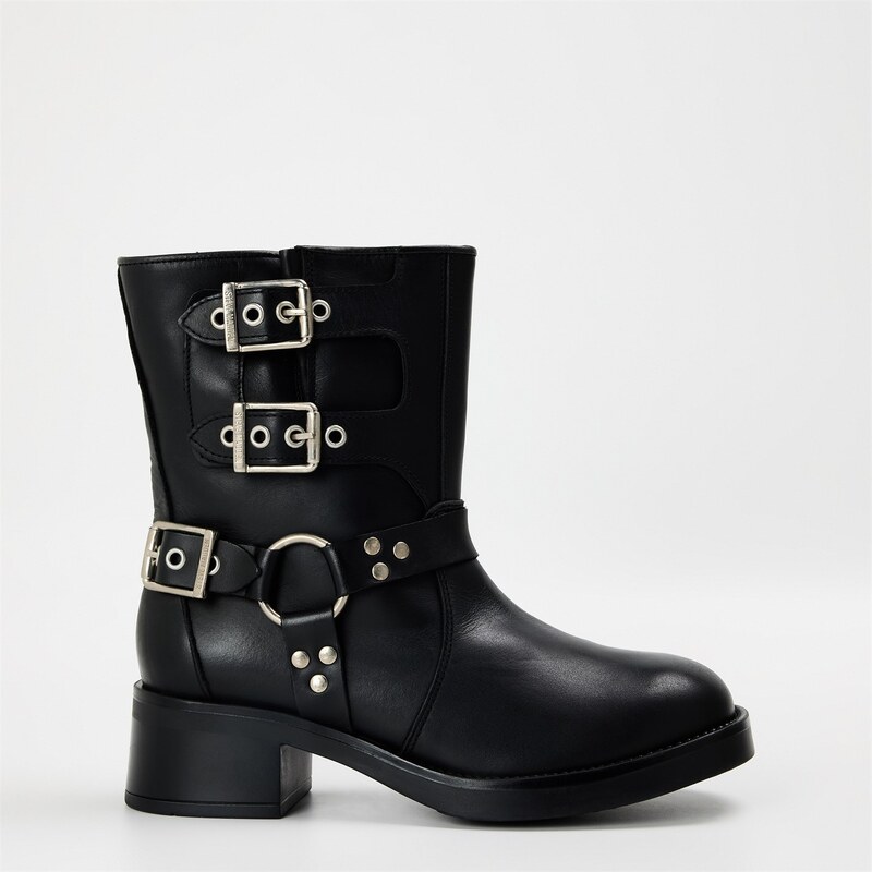 Kozačky Steve Madden Black Lthr 808581 112319319