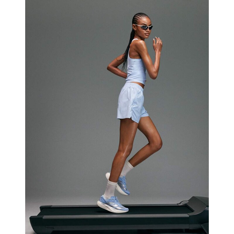 4505 Premium woven high waist 3 inch running short with jersey liner 115516691