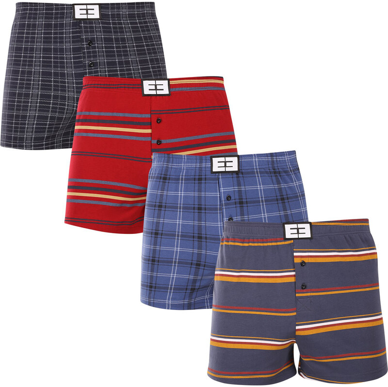 4PACK pánské trenky Nedeto vícebarevné (4NTV02) 3