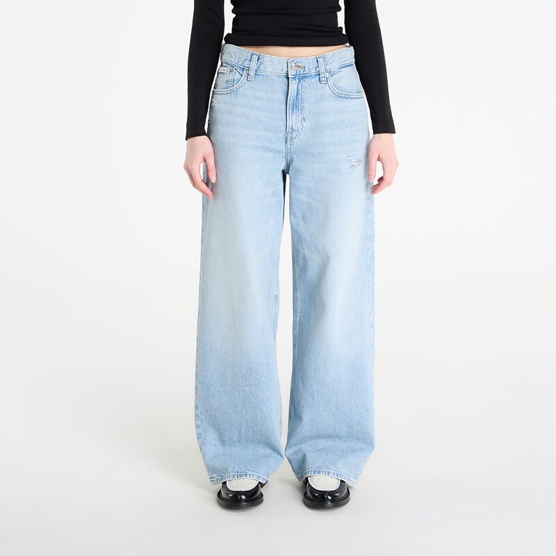 Džíny Calvin Klein Jeans Low Rise Baggy Ramshead Blue 25 112321749