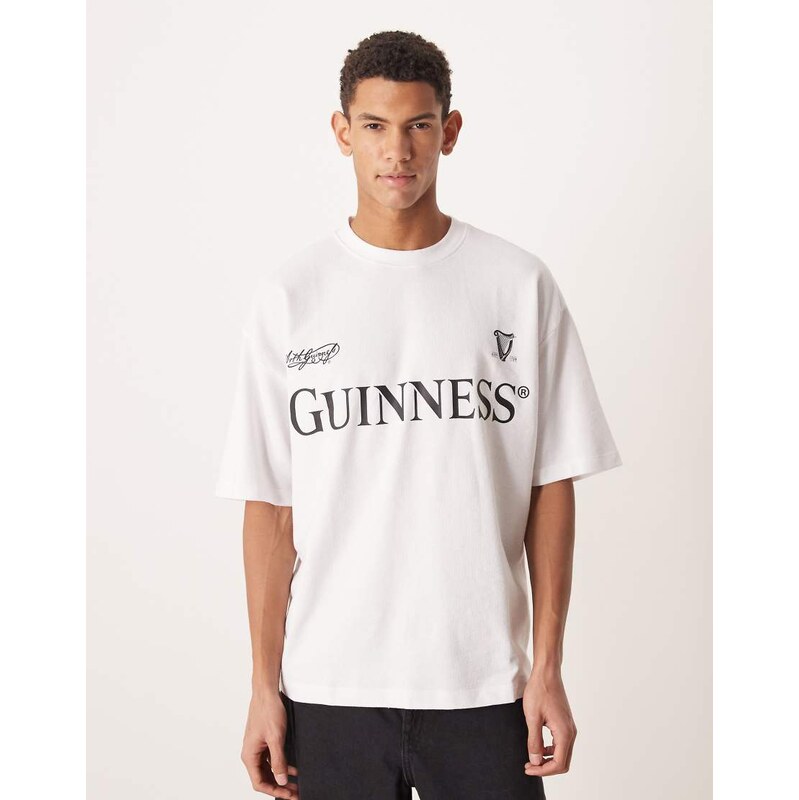 ASOS DESIGN unisex oversized t-shirt with Guinness print in