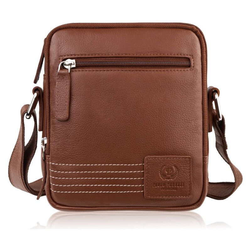Kožená pánská crossbody taška Paolo Peruzzi AY-27