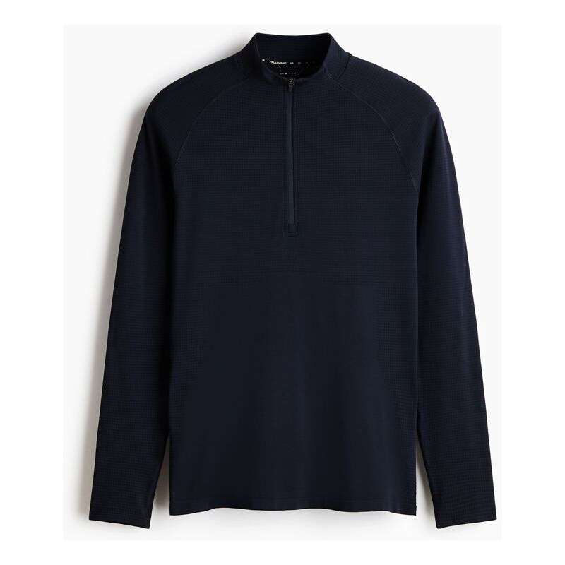 H&M - Sportovní tops horním zipem Muscle Fit DryMove -