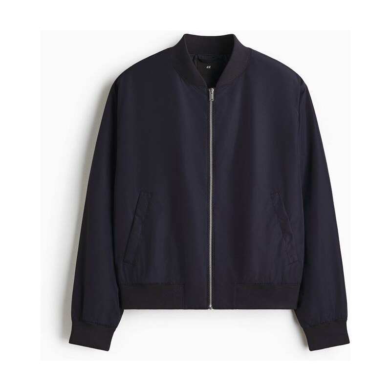 H&M - Lehký bomber - Tmavomodrá