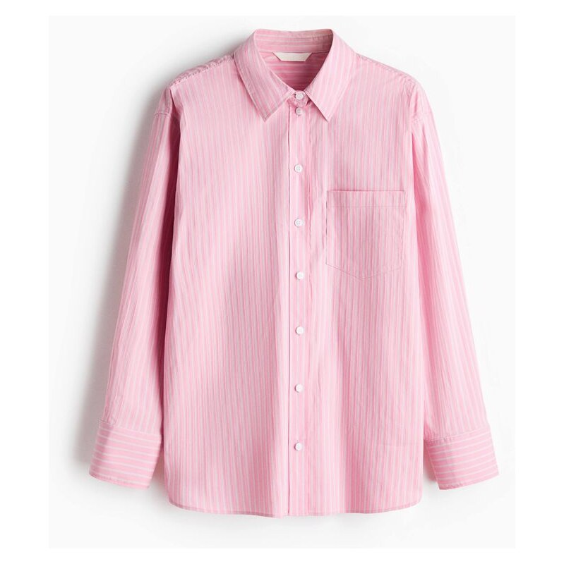 H&M - Oversized košile - růžová 112322389