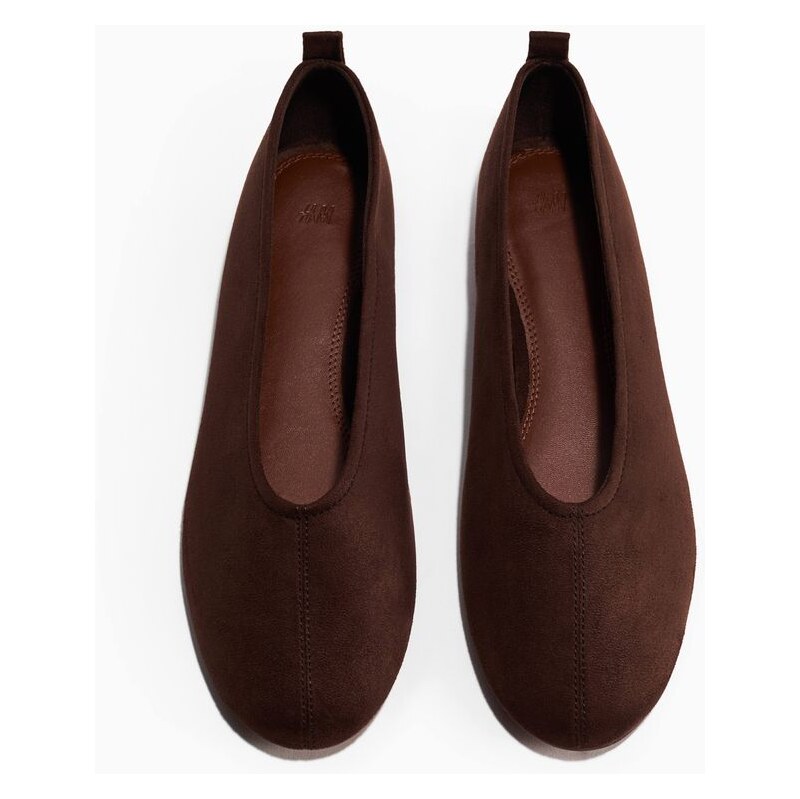 H&M - Balerínky - hnědá 112322393