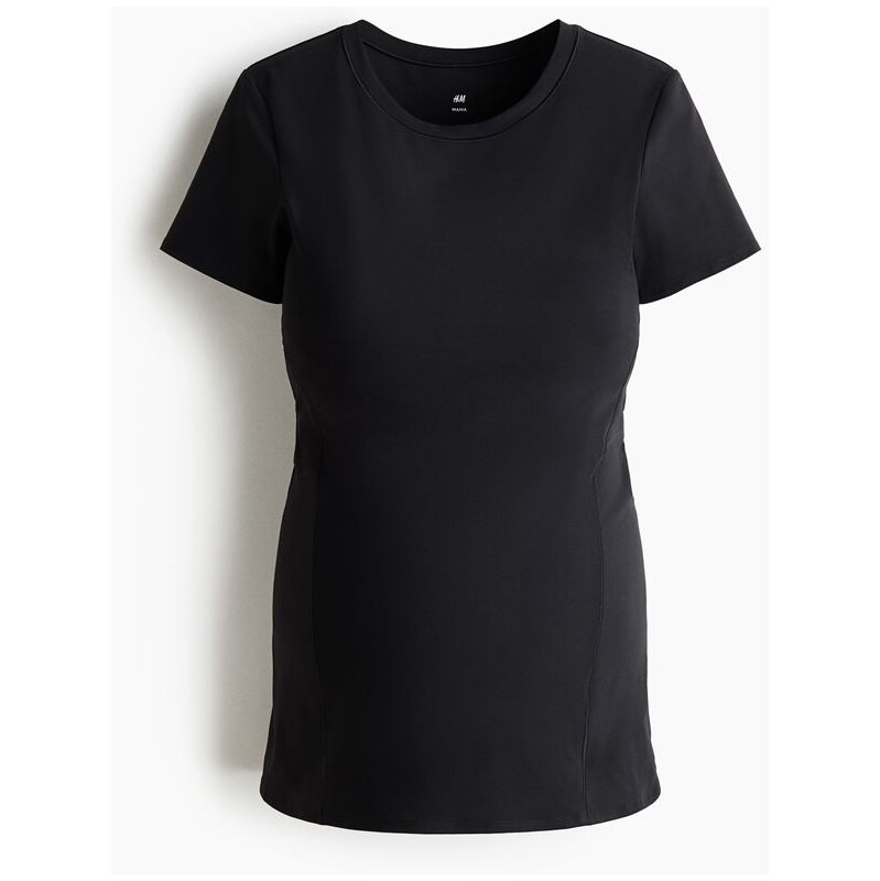 H&M - MAMA Sportovní top - Černá