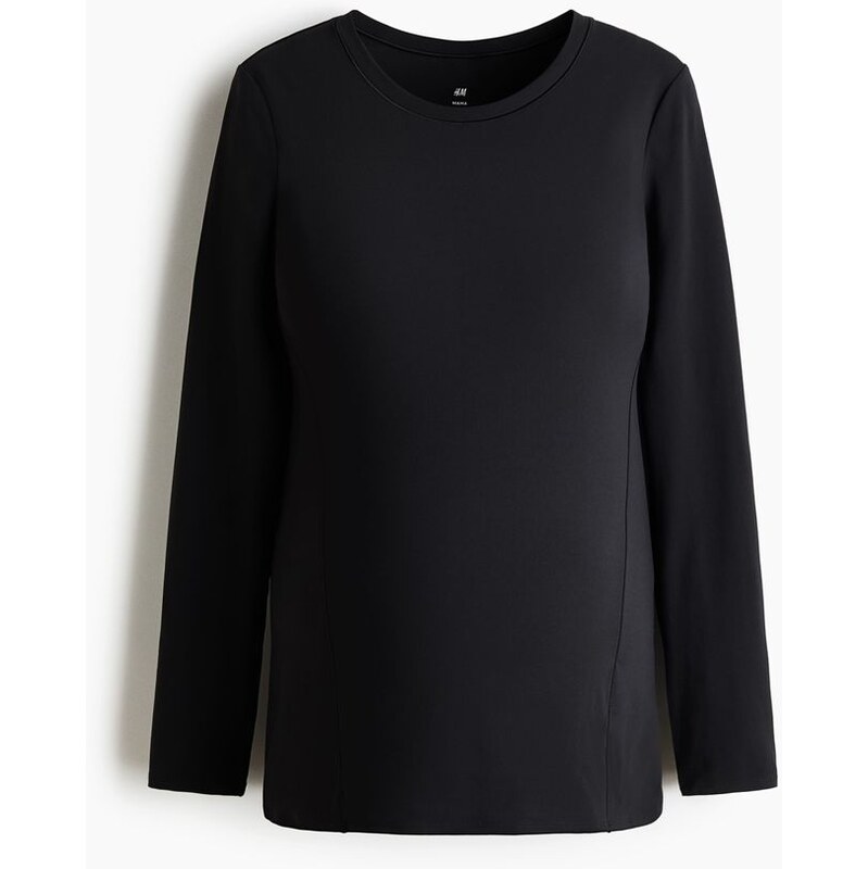 H&M - MAMA Sportovní tops dlouhým rukávem - Černá