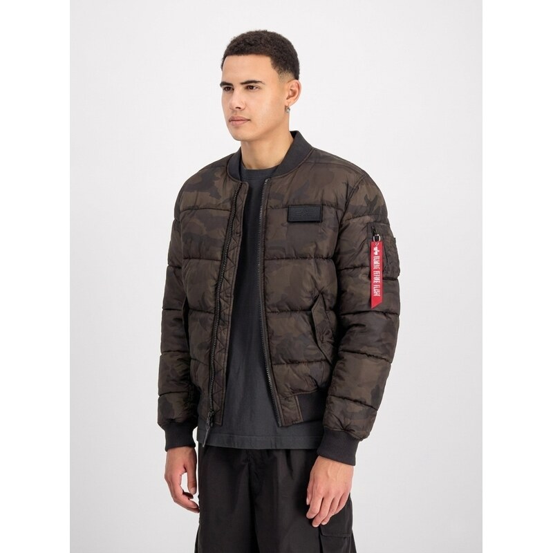 Alpha Industries Bunda MA-1 Puffer Bomber Camo dark olive camo 100706311