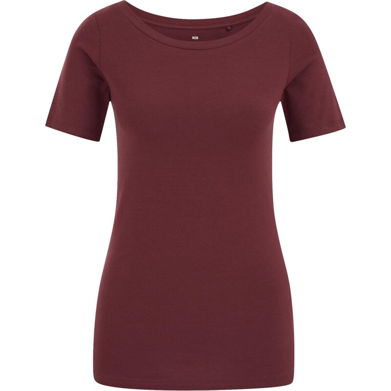 WE Fashion Tričko burgundská červeň 112327117