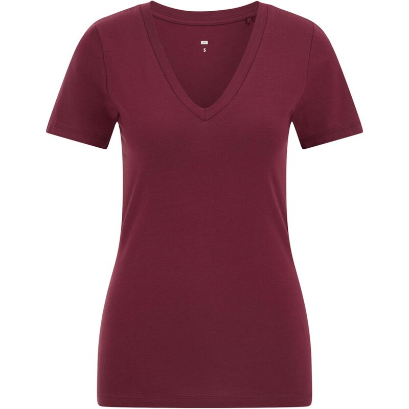 WE Fashion Tričko burgundská červeň