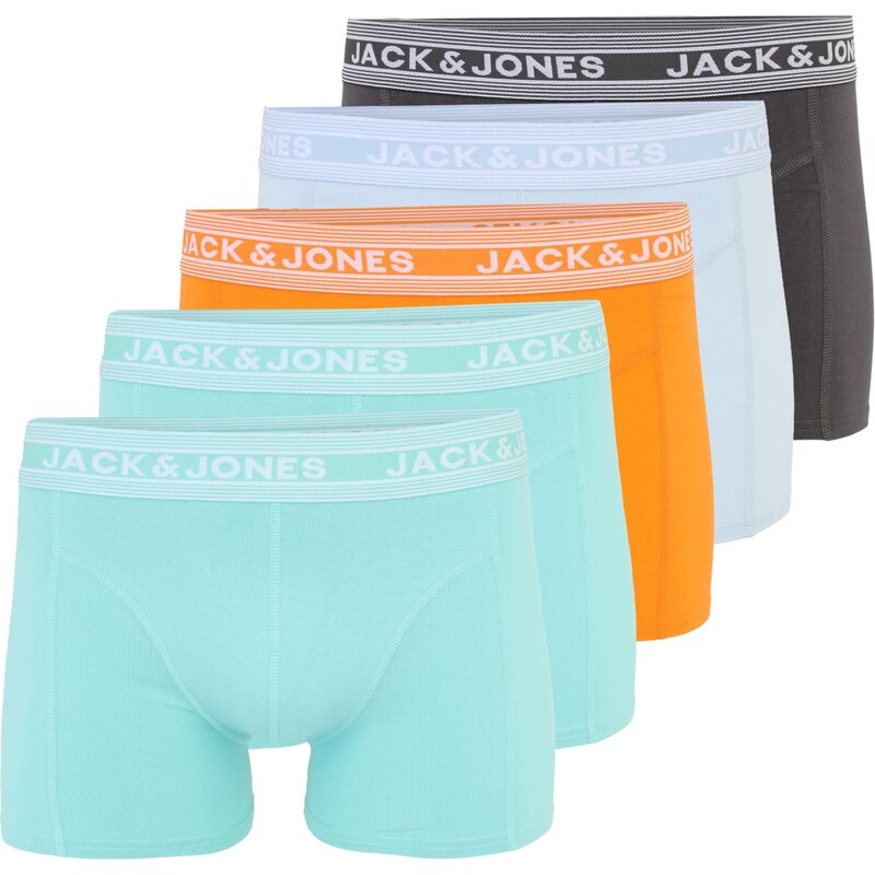 JACK & JONES Boxerky JACHUSH pastelová modrá / antracitová /