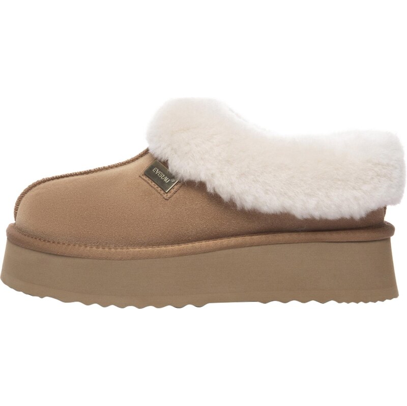 Everau Slipper Topknot kaštanově hnědá 112328233