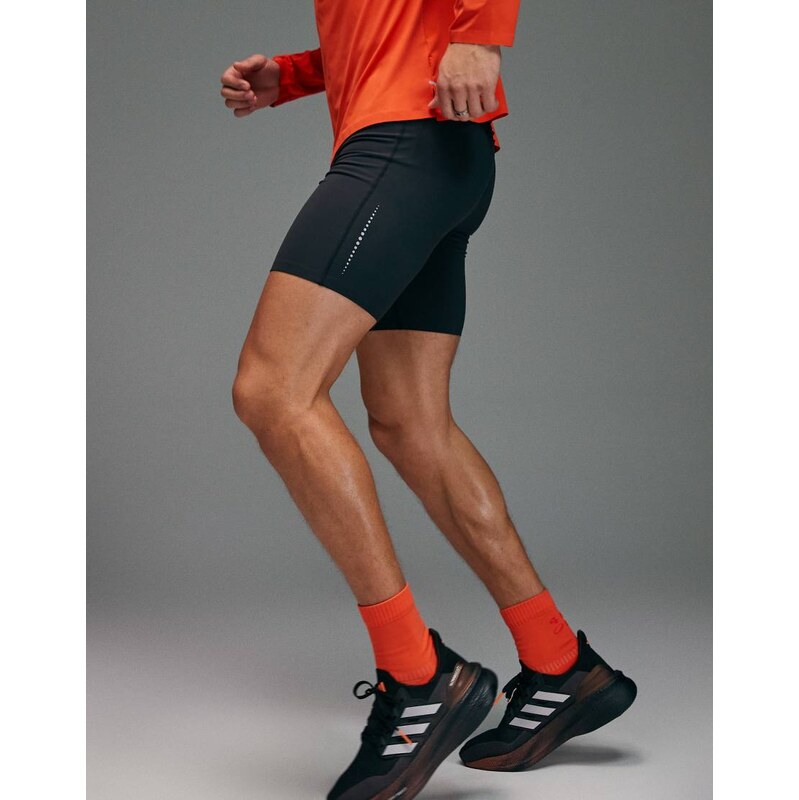 4505 Premium reflective running half tight with phone pocket and