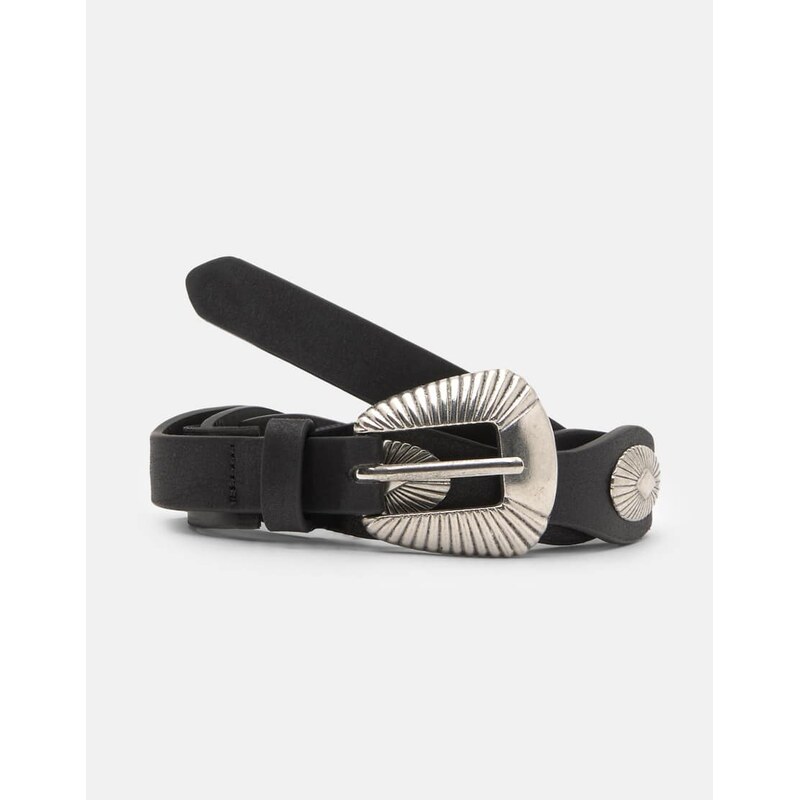 Pull&Bear Black belt in black