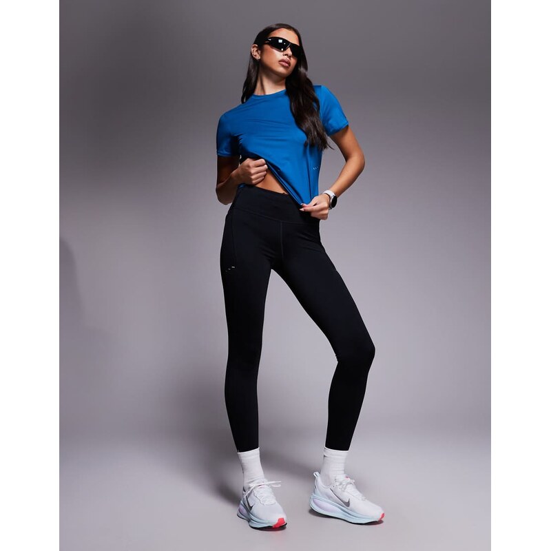 Nike Running Swift Dri-FIT high waisted 7/8 leggings with pocket in 107341105