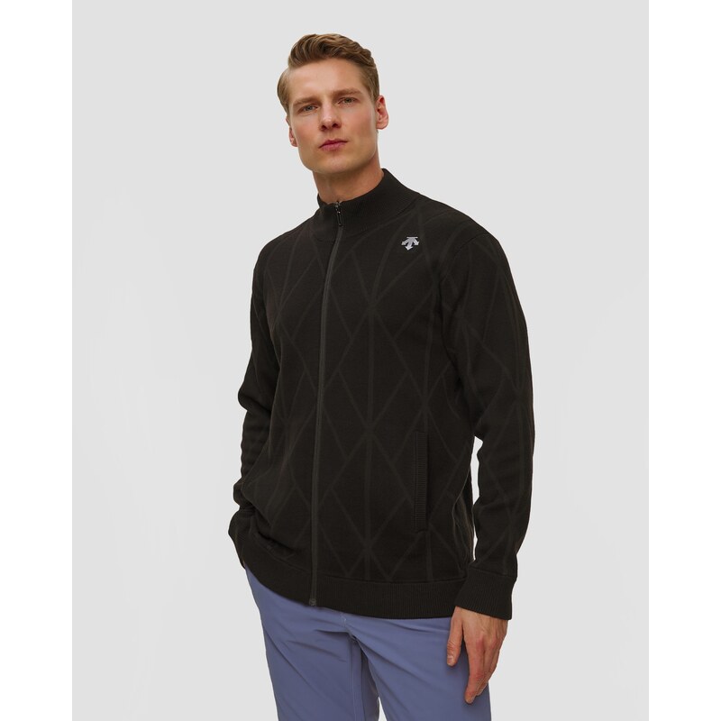 Pánský Svetr Descente Full Zip Sweater V černé Barvě