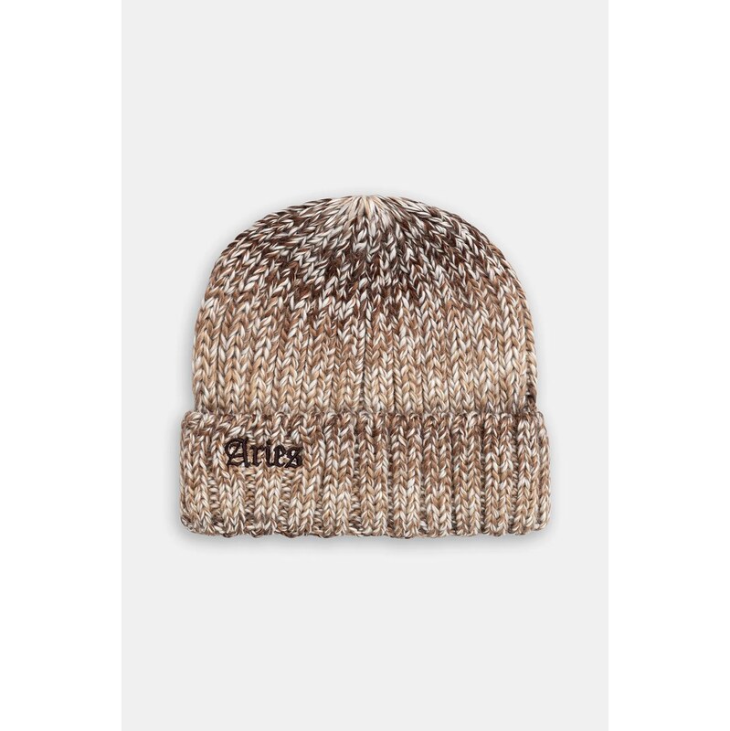 Čepice s příměsí vlny Aries Rib Knit Space Dye 112356723