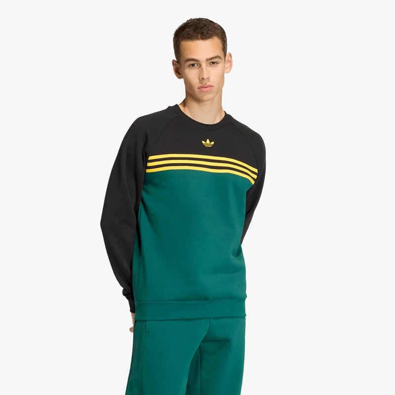 adidas Originals Mikina adidas Chest Stripes Crewneck Sweatshirt