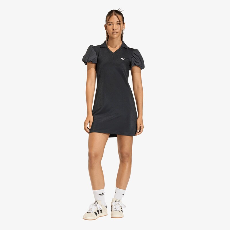 adidas Originals Šaty adidas Dress With Balloon Sleeves Black S 112339954
