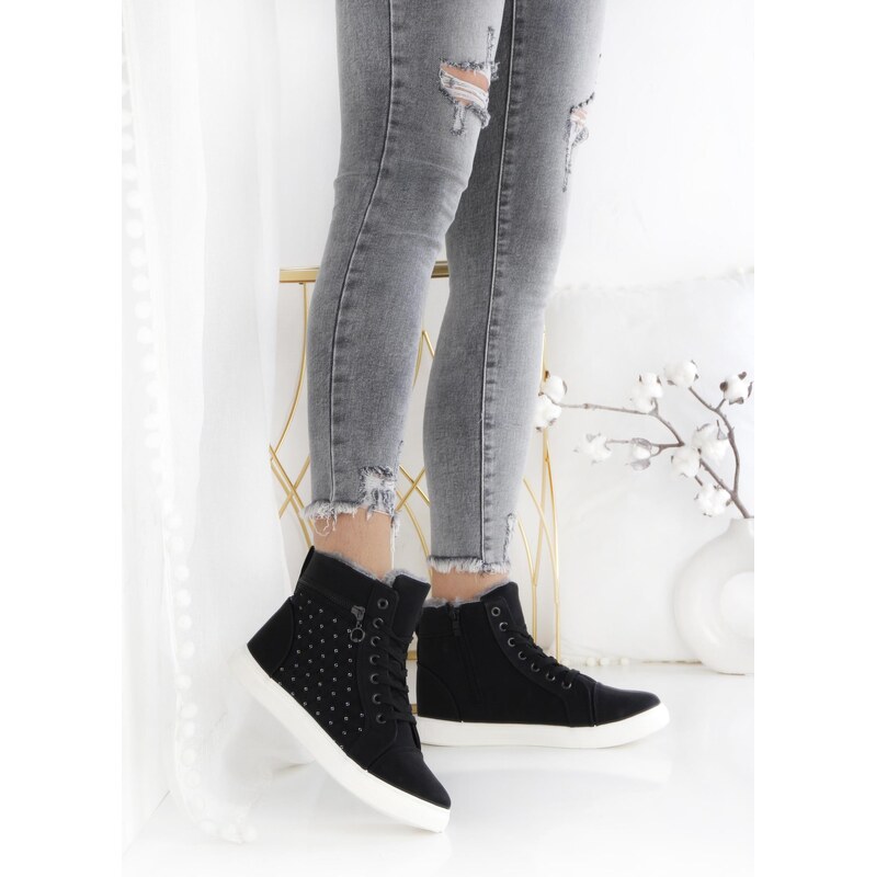 Cathay moda Zateplené tenisky 3025-1B.WH 112340024