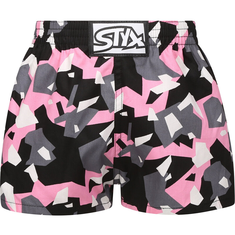 Dětské trenky Styx art klasická guma maskáč hranatý (J1950) 6-8