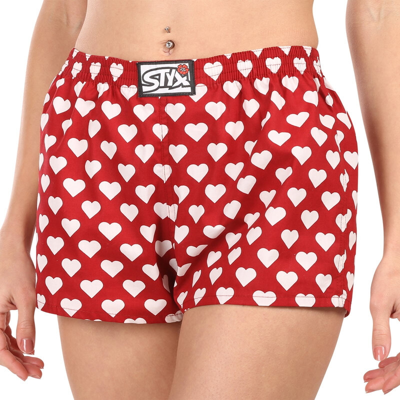 Dámské trenky Styx art klasická guma srdíčka (K1951) 112341829