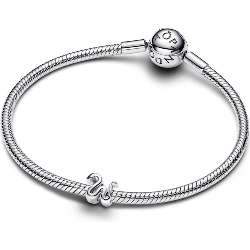 PANDORA stříbrný mini přívěsek Had 112353498