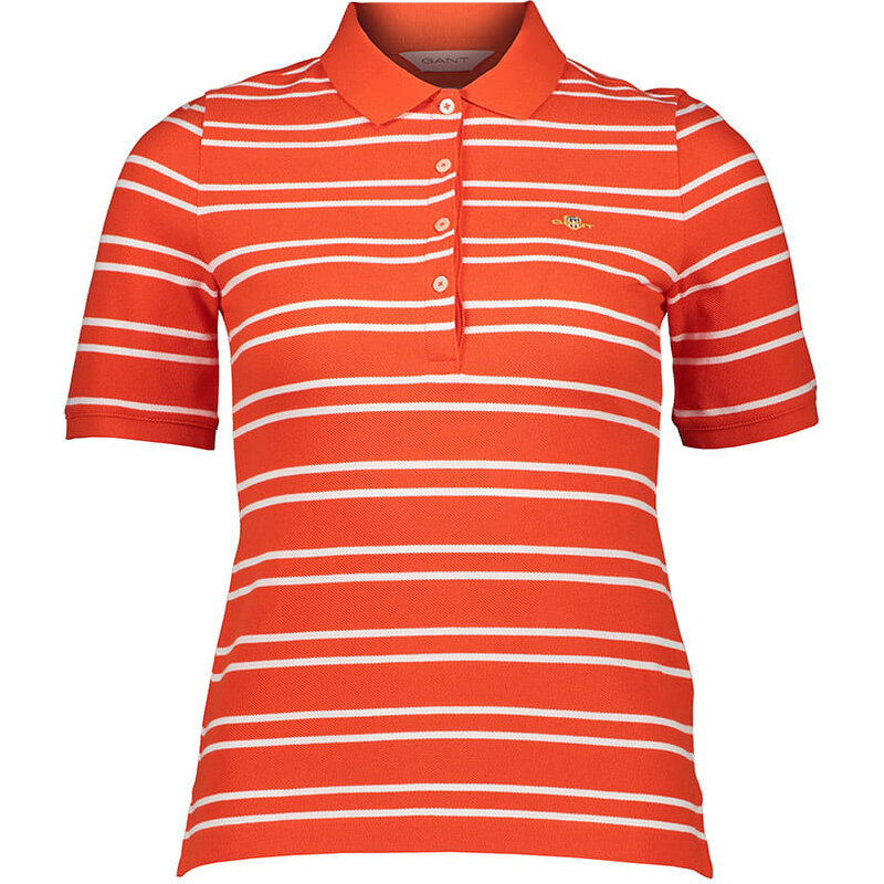 Tričko Gant Orange/ Weiß 7824326 112366962