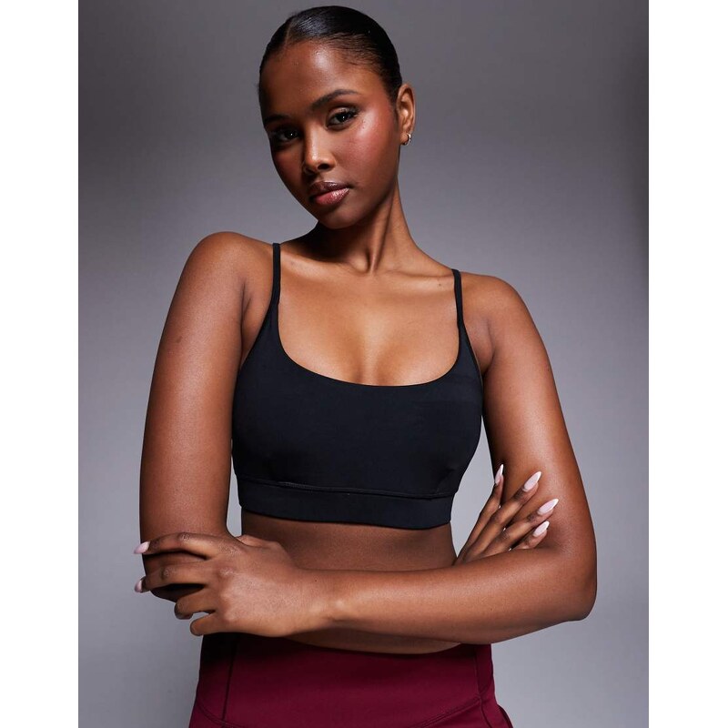 4505 active medium support sports bra with adjustable straps in black 115515640