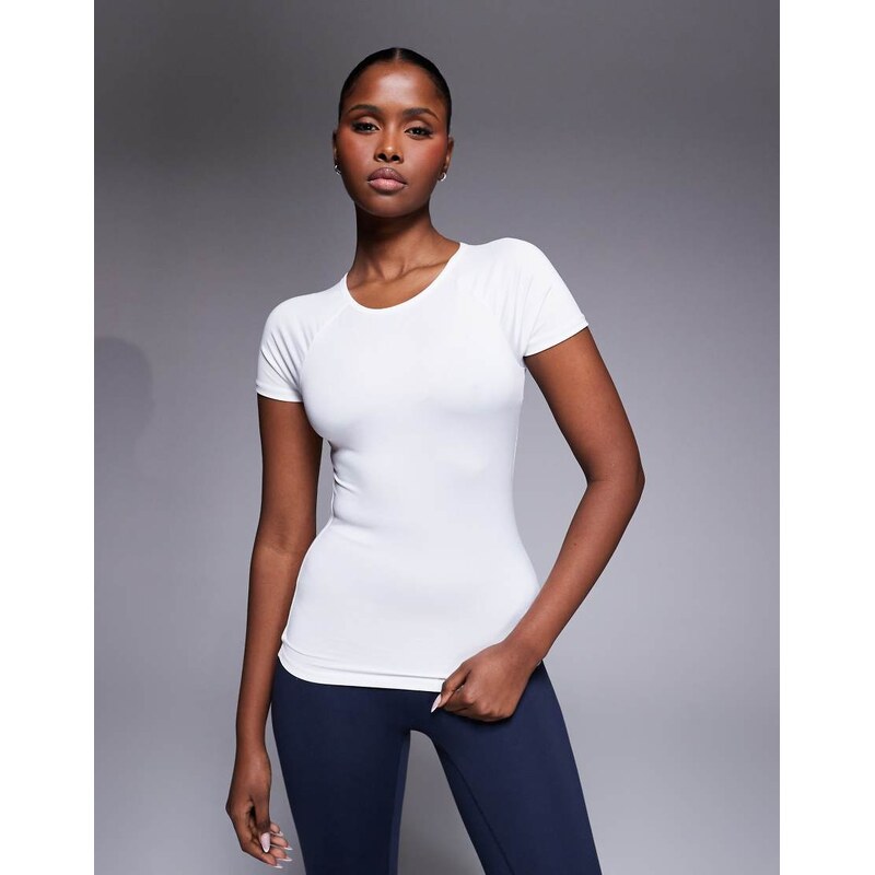 4505 Icon active quick dry slim fit t-shirt in white