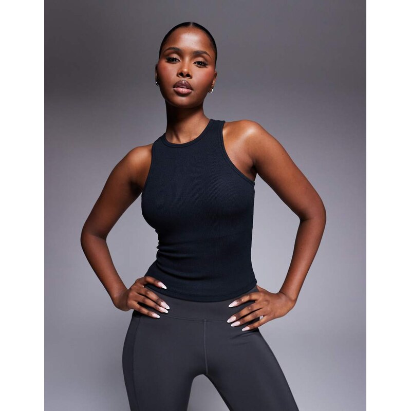 4505 Rest Day ultra soft modal rib racer vest with inner bra and 112317856