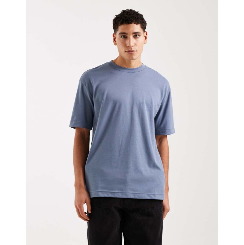 Hollister cooling boxy oversized t-shirt in indigo blue