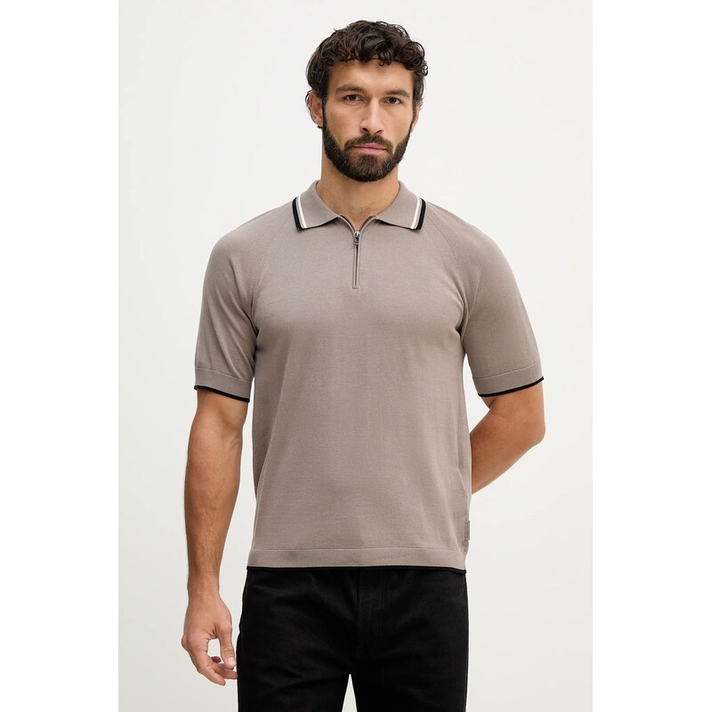 Bavlněné polo tričko Armani Exchange