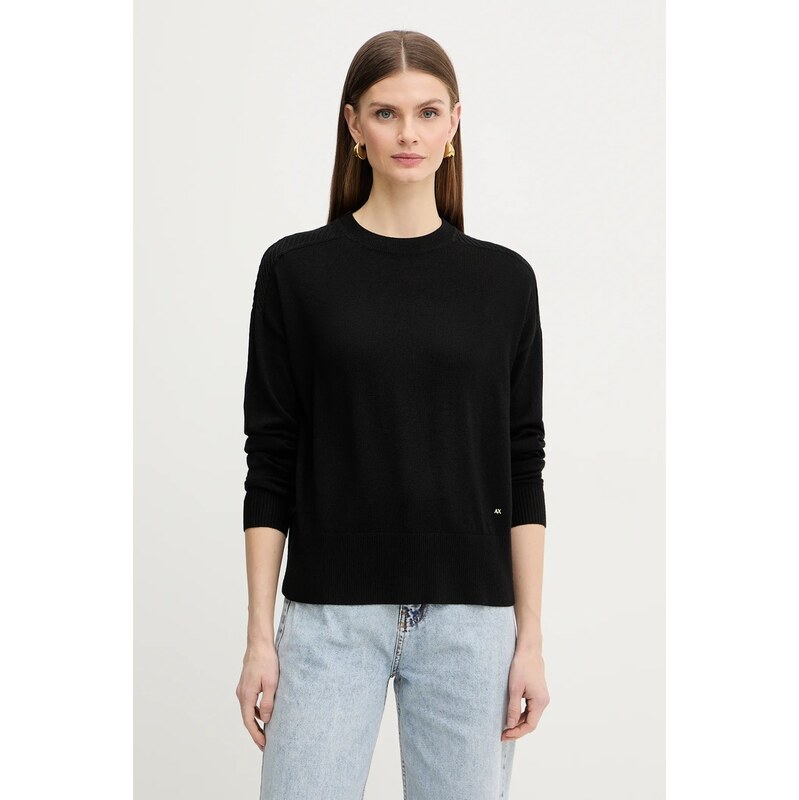 Svetr s příměsí vlny Armani Exchange
