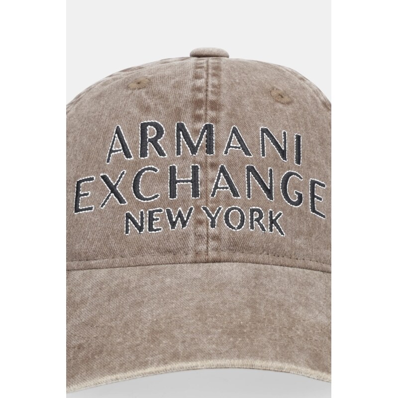Bavlněná baseballová čepice Armani Exchange